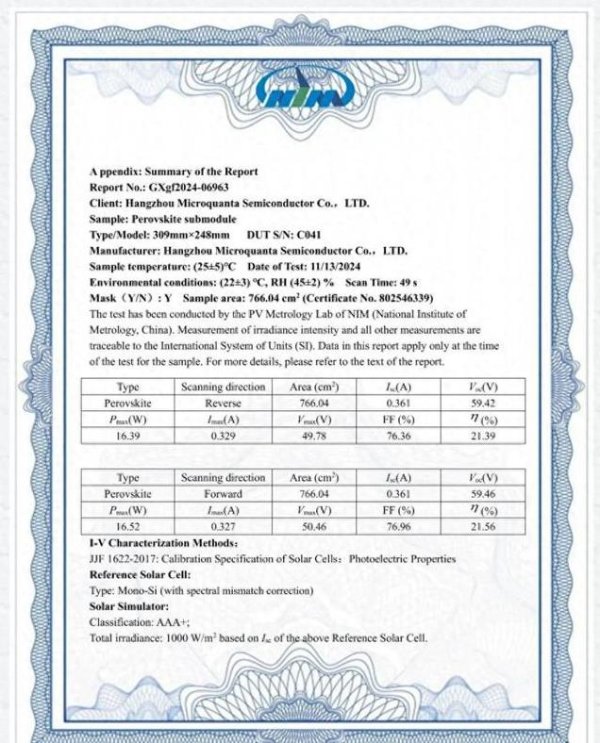 开封期货配资 又一技术突破! 太阳能转换效率提升至21.5%! 发电效率可提高1.5倍