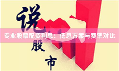 专业股票配资利息：低息方案与费率对比